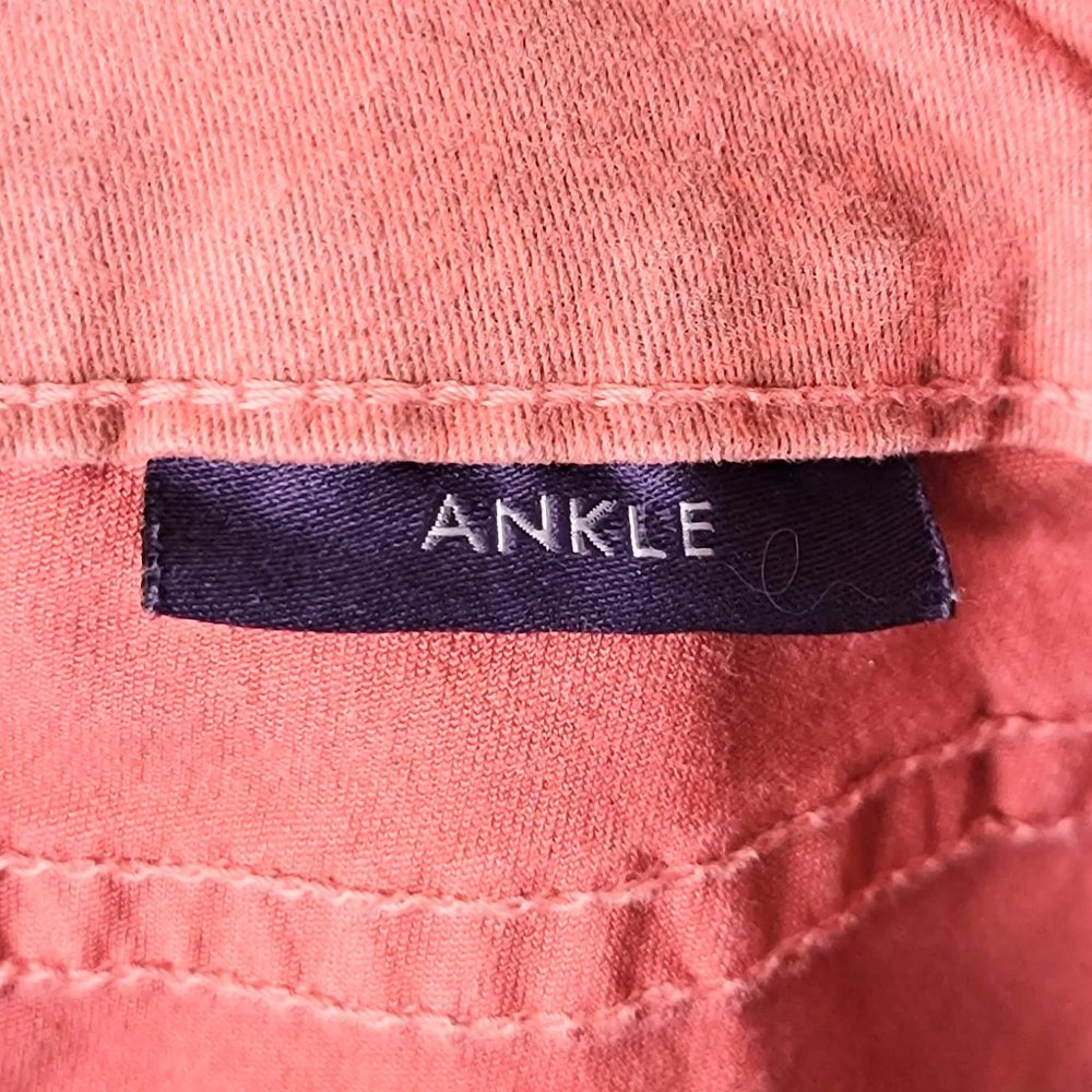 Nydj Sheri Python Print Coral Pink/Orange Made In… - image 5